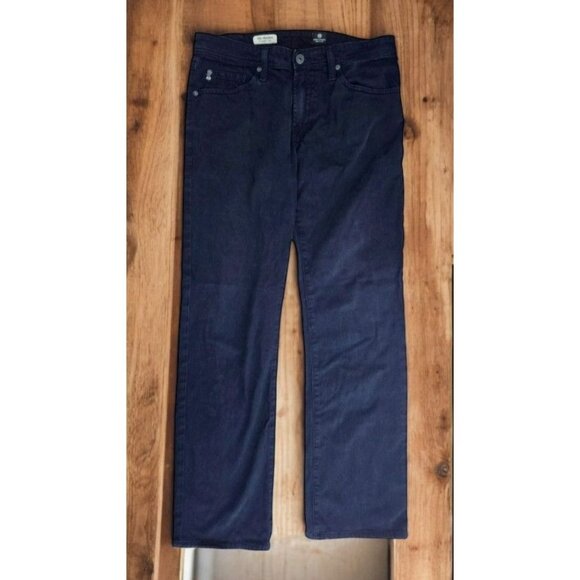 AG Adriano Goldschmeid Mens The Protégé Straight Pants 32X34 Sateen - Picture 1 of 9